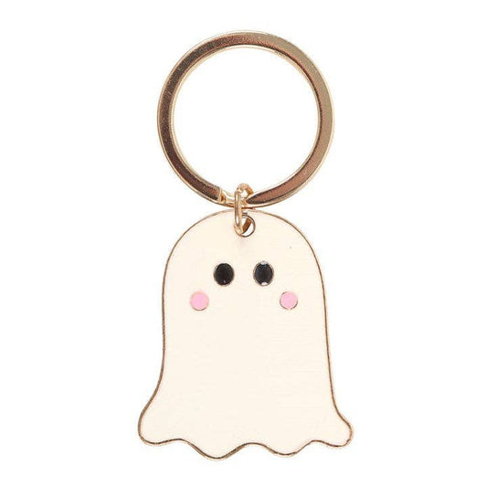 Glow in the Dark Ghost Keychain "The Ghost With The Most"