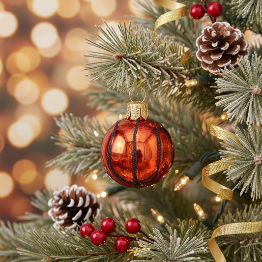 Balón de baloncesto navideño XS