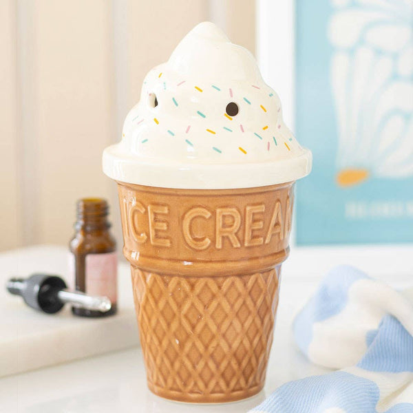 Bruciatore a gasolio a forma di cono gelato