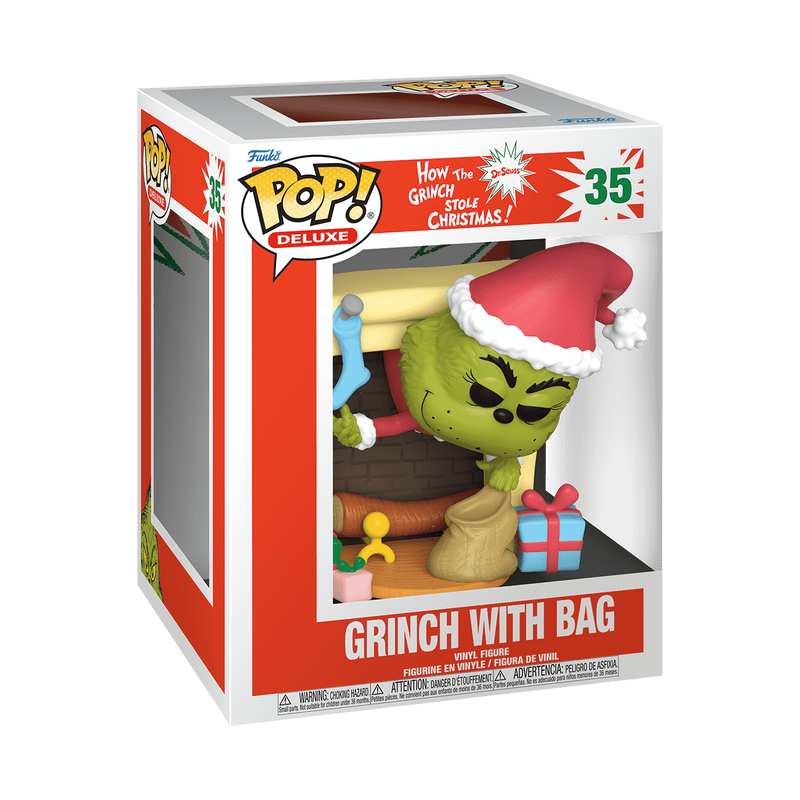 ¡Estallido! Grinch de lujo con bolsa