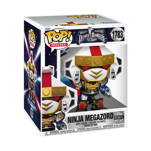 pop super ninja megazord power rangers the movie metallic 1783
