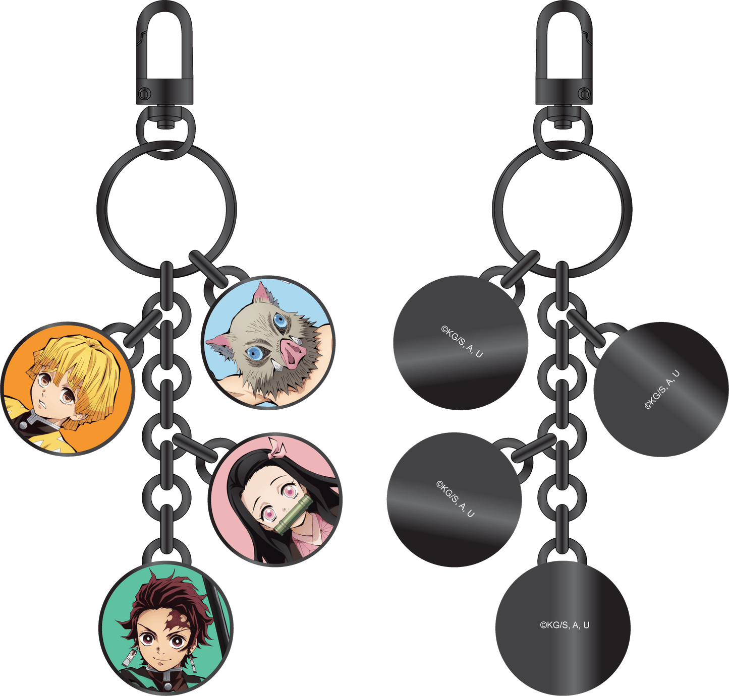 Porte-clés multi-breloques Demon Slayer