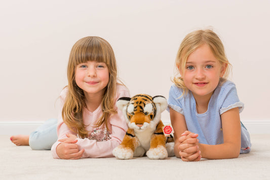 Peluche de tigre sentado