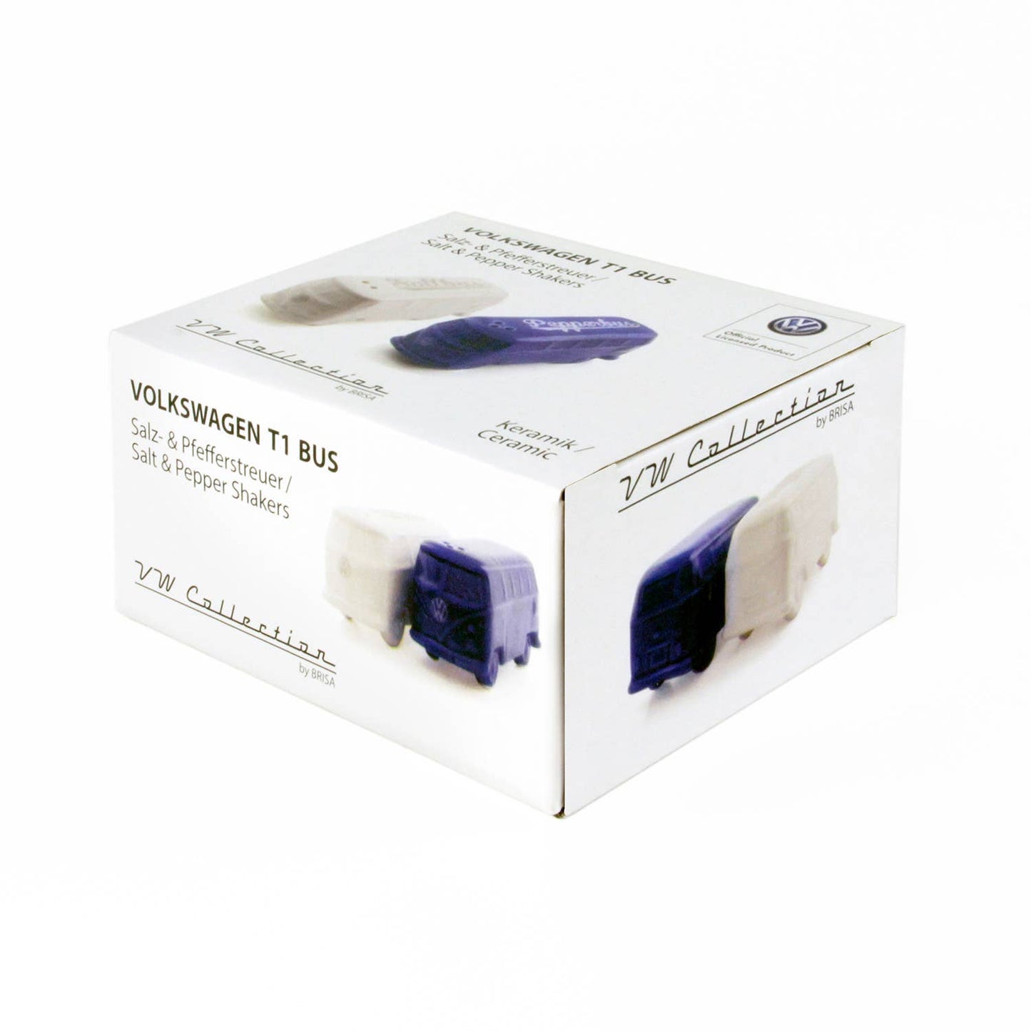 Furgoneta VW T1 Salt & Pepper - Blanca/Azul