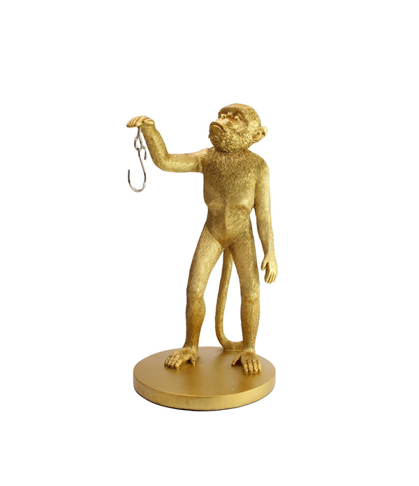 Porte Bananes Singe Doré