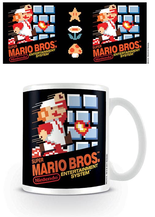Mug Super Mario - Couverture NES
