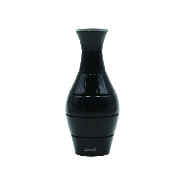Moulin à épices "Vase" hêtre laqué noir