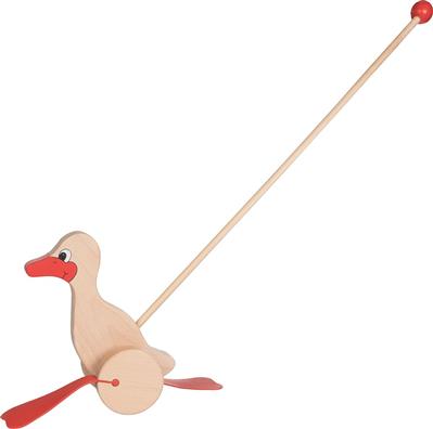 Animal à pousser: CANARD H21cm, manche L60cm, 1+