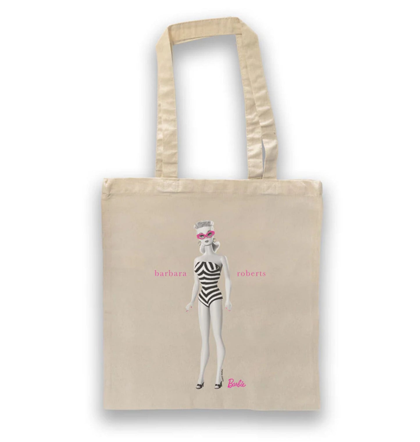 Tote bag Barbie maillot zèbre iconique