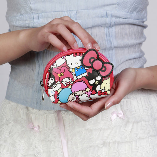 Sanrio Casual Ovale Portemonnee - Hello Kitty Friends