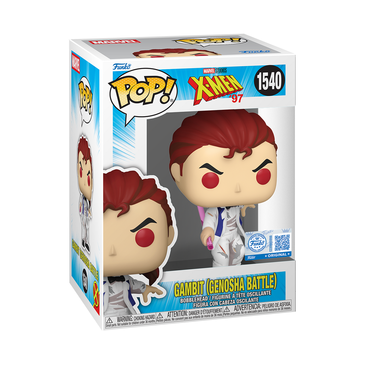 Funko Pop! Gambit Genosha Battle X-Men '97 #1540 - boîte