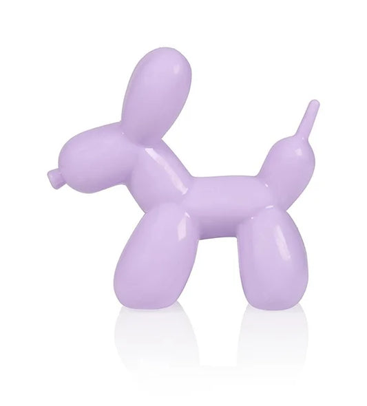 lampe ballon chien violet clair