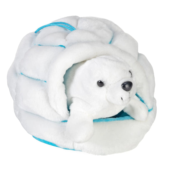 Wild Republic - Harp Seal in an Igloo Stuffed Animal Stuffed Animals
