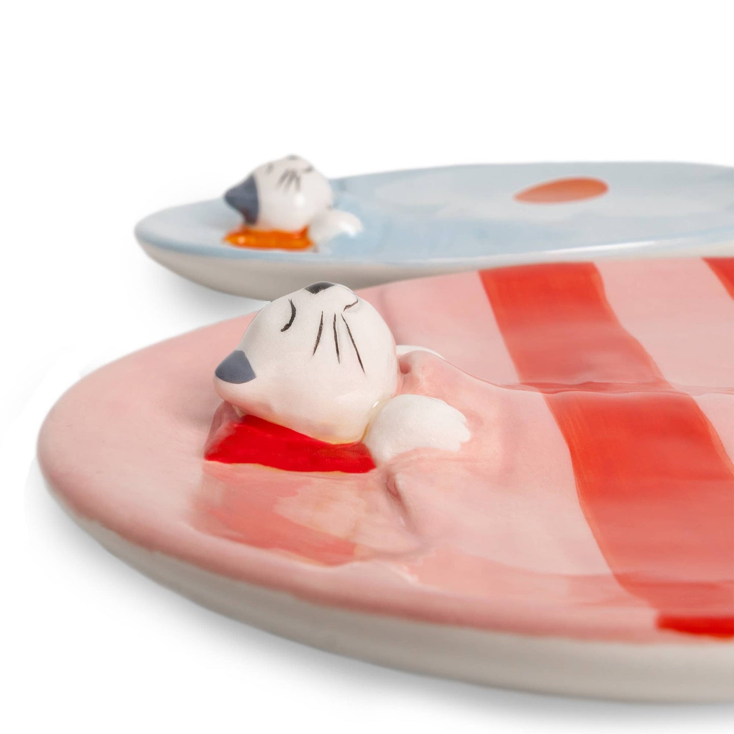 Plateau à Bijoux Rose Rêveur Chat Helio Ferretti Vue 4