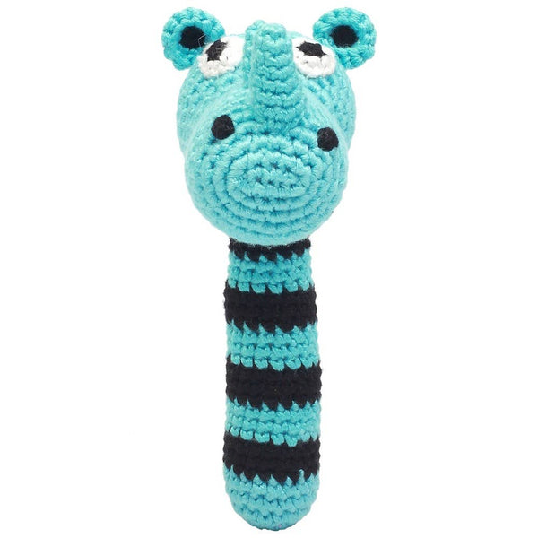 Hochet Rhino - Turquoise
