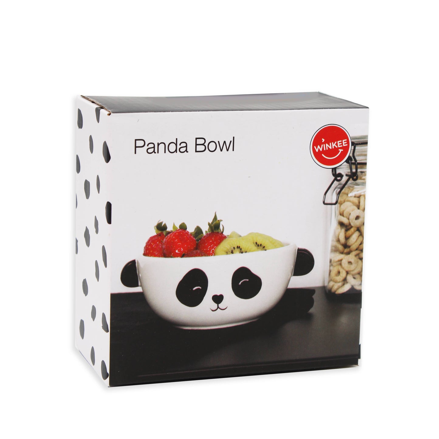 Ceramic panda cereal bowl