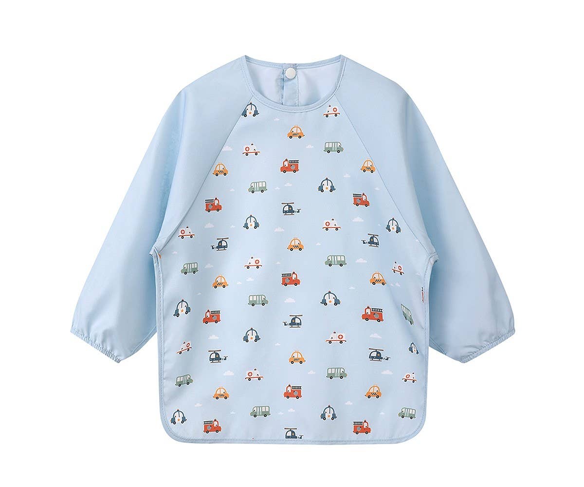 Bib with Sleeves - City Cars