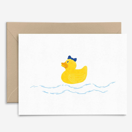 Carte de Vœux Mlle Canard