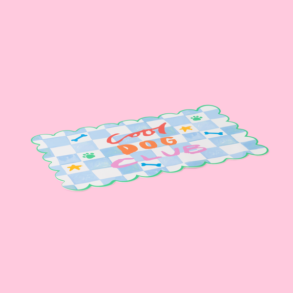 Tapis de nourriture pour animaux Cool Dog Club