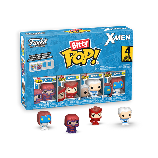 Bitty Pop! X-Men 4-Pack Series 1 – visuel officiel Funko