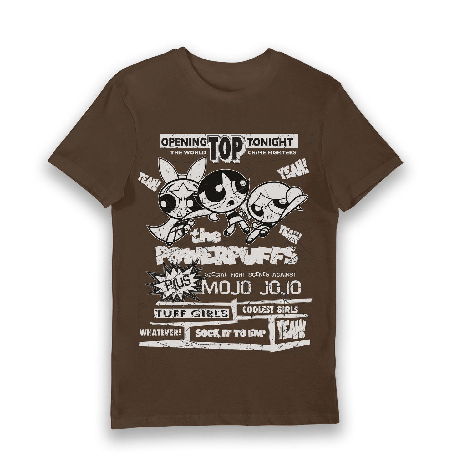 T-shirt adulte Powerpuff Girls Top Tonight