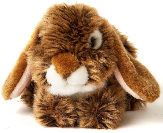Peluche Lapin Bélier Couché - Marron