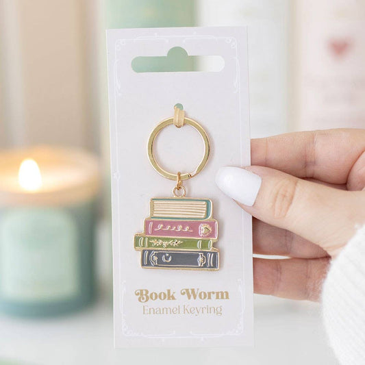 Book Worm Keychain