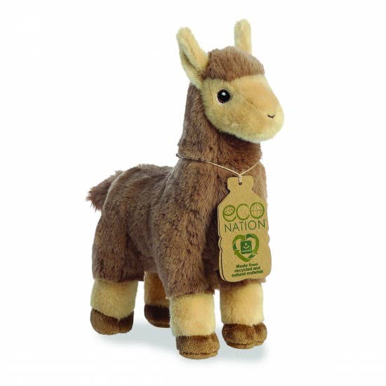 Peluche lama beige Eco Nation