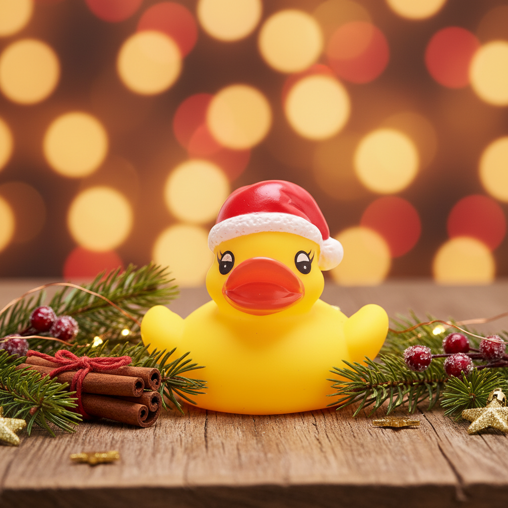 Patito navideño