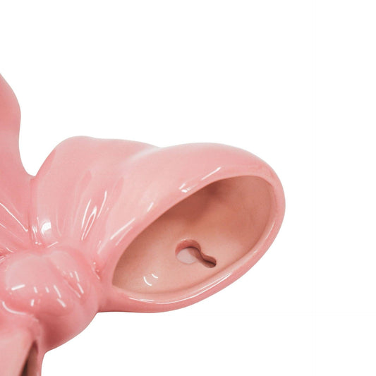 Wall Vase - Arc Wall Vase - Ceramic - Pink - 19x18.5x5.5 cm