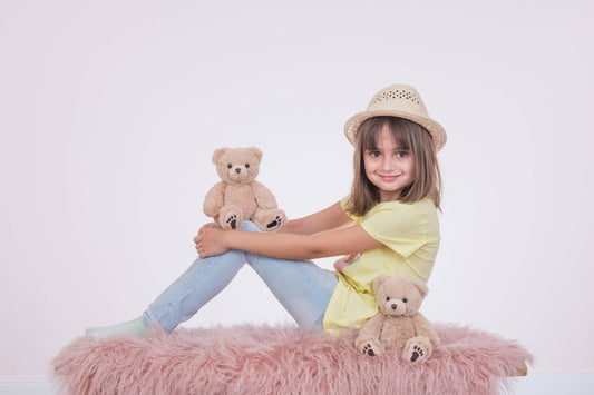 Oso de peluche beige