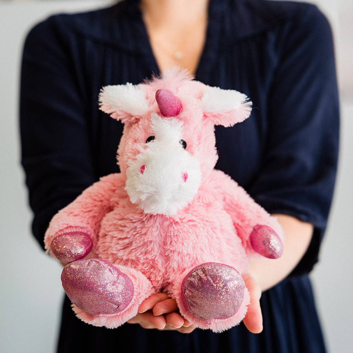 Bolsa de água quente de peluche de unicórnio Warmies