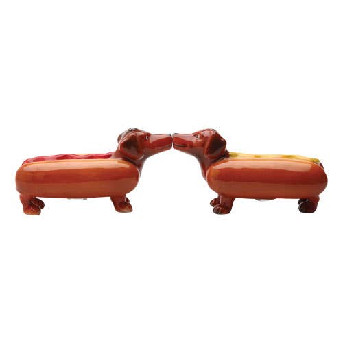 Salière et poivrière Happy Hot Dogs