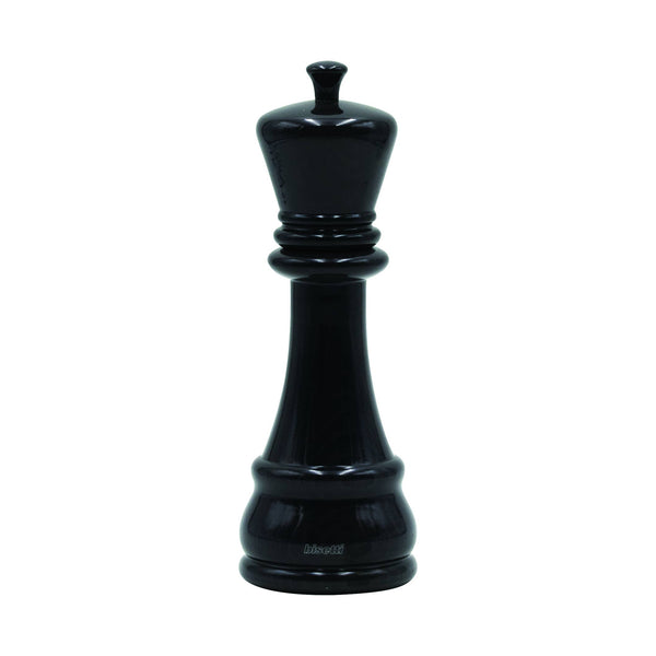 Moulin à épices « Chess » Roi en hêtre laqué noir brillant