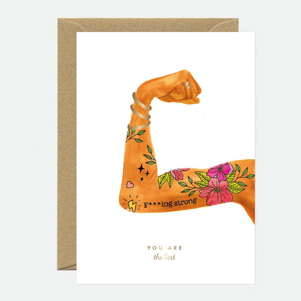 Greeting card for women: "You are the Best"