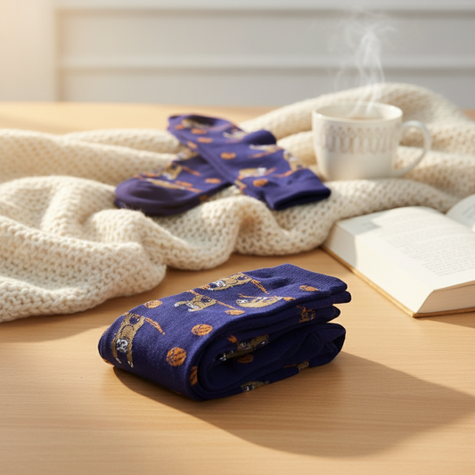 Calcetines perezosos de jugador de baloncesto