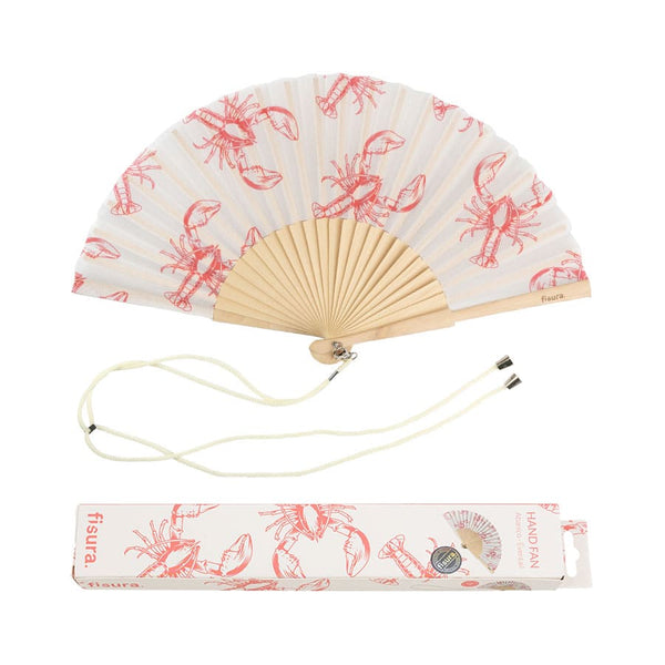 Éventail Imprimé Homards – Fisura