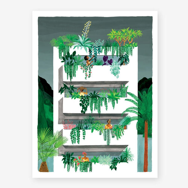 Beach building - Affiche