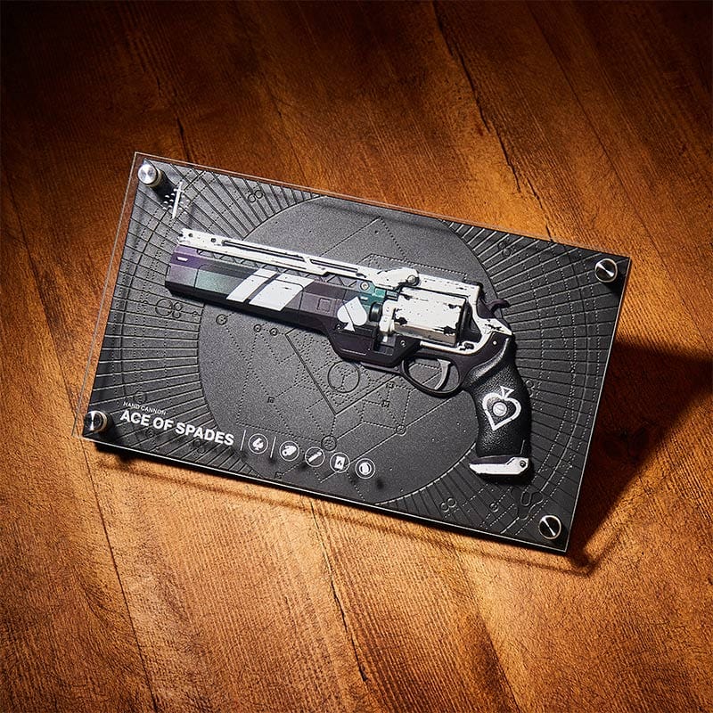 Destiny エキゾチック武器コレクション「切り札」レプリカプレート