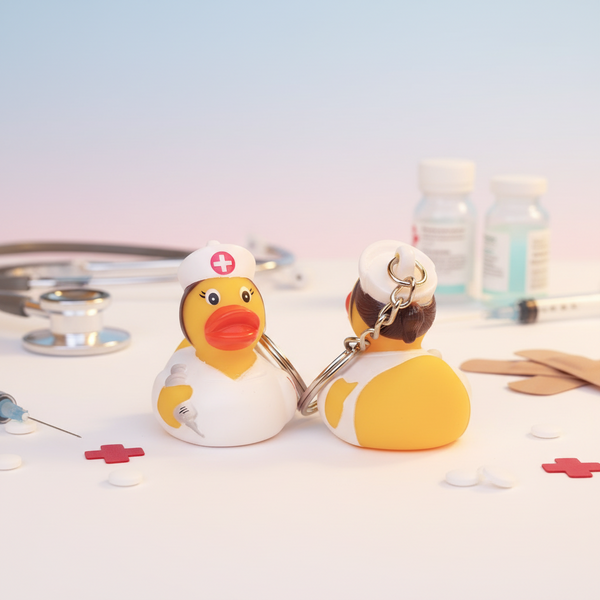 Porte-clés Canard Infirmière