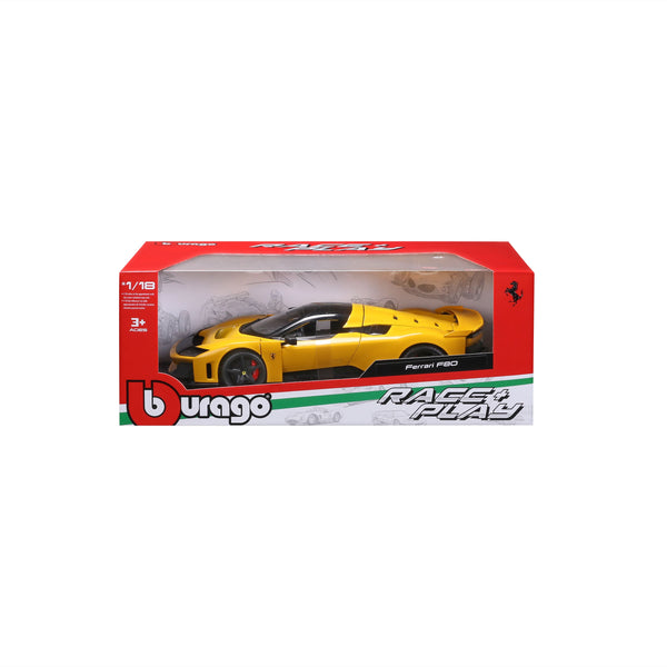 1:18 FERRARI RACE & PLAY F80 YELLOW