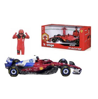 1:24 F1 FERRARI SF-25 2025 WITH DRIVER FIGURE HAMILTON MIAMI GP