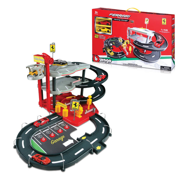 PARKING FERRARI 1:43, COMPRENANT 2 VOITURES