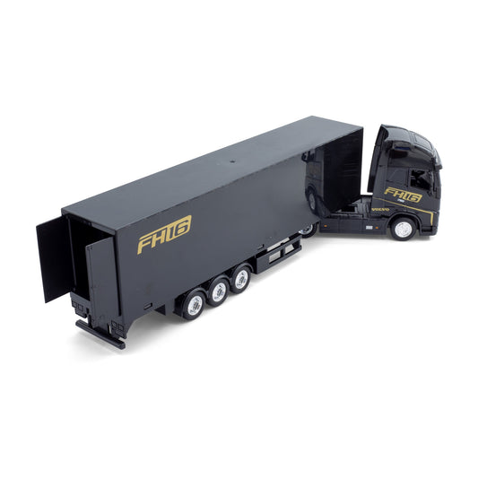 1:43 VÉHICULES DE POMPIERS DE RUE AVEC REMORQUE - VOLVO FH16 GLOBETROTTER 750 XXL VOLVO