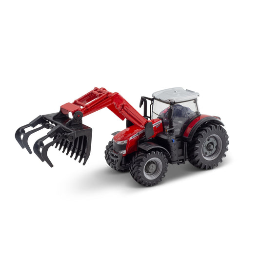 マッセイファーガソン 8740S トラクター 10cm フロントローダー・グラバー付き