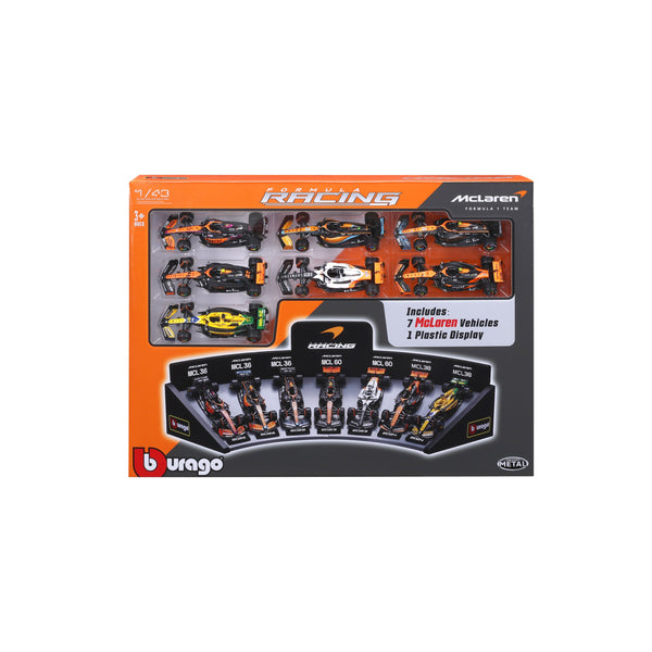 Coffret cadeau de luxe McLaren F1 1:43 avec support d'exposition