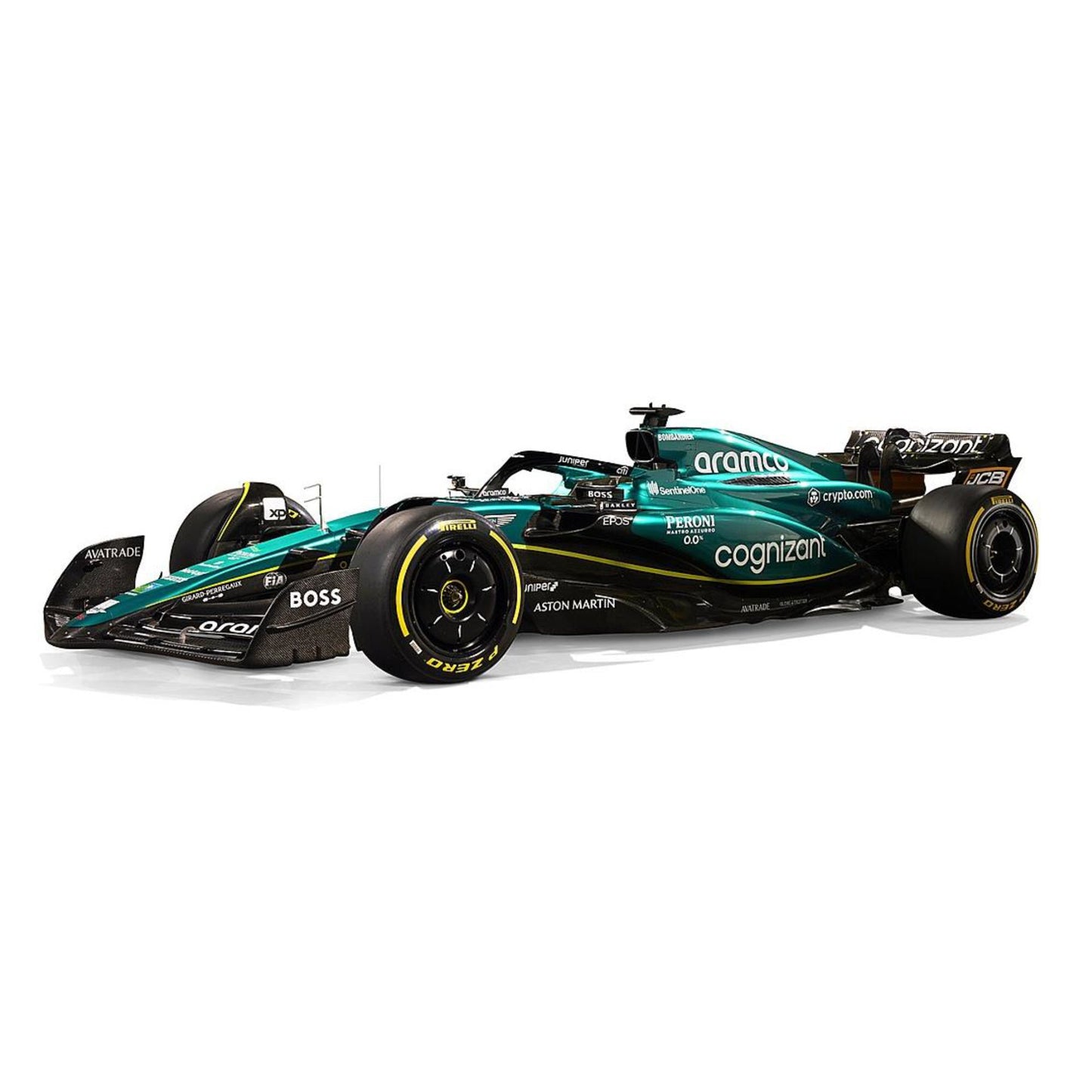 1:43 F1 ASTON MARTIN 2023 AMR23 ALONSO DANS LE DISTRIBUTEUR