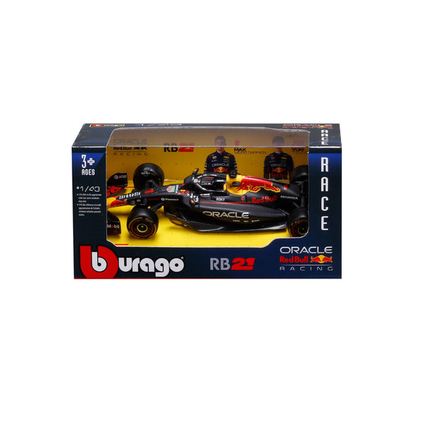 1:43 F1 RED BULL RACING RB21 2025 VERSTAPPEN IN 12PC DISPENSER