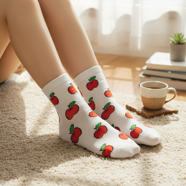 Chaussettes Pommes Femme