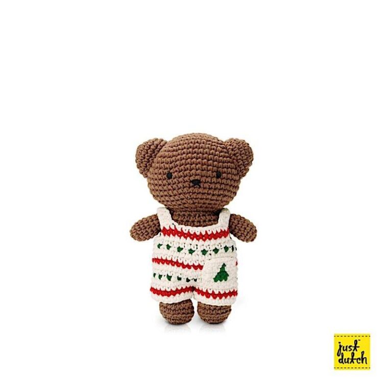 Peluche en crochet Boris Noël - Just Dutch